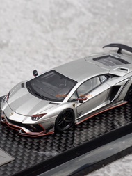 Ready Stock YM Model 1: 64 Joint Rowen Lamborghini Aventado Resin Model Car Limited Edition Ornament