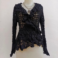 Cardigan poil the carote