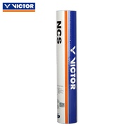 Victor NCS ลูกบอลมีเสียงแบดมินตันเทียมเกมการแข่งขันคงทนและทนทานลูกขนไก่12ตัว