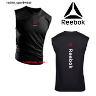 Reebok Microfiber Sleeveless Jersey Gym Training / Jersi Sleeveless Reebok Gym Running Training shirt