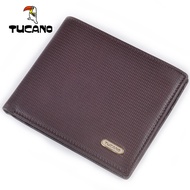 wallet for man hadiah lelaki Dompet Woodpecker Dompet Asli Kulit Pendek Lelaki Dompet Ultra-nipis Pe