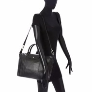 longchamp cuir medium black
