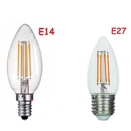 LED BULB 4W C35 E14 / E27 LED Candle Bulb LED Edison Filament Bulb Warm white(3000k)