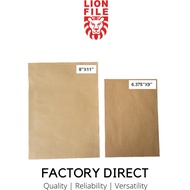 110gsm Brown Kraft Envelopes-8"x11"/6.375"x9" (Box)