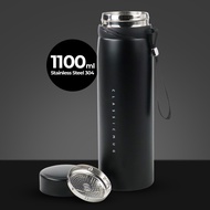 TERMOS GSi8 Jinwang Thermos Drinking Bottle Stainless Steel Water Bottle 1100ml 8722-e Black Or-i
