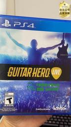 【可開發票-品質第一】《電玩》PS4二手遊戲 吉他英雄LIVE Guitar Hero Live 港版英文  有貨