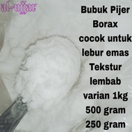 Bubuk las pijer Borak Pelebur emas