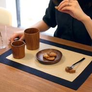 和風隔熱餐墊 日式隔熱餐桌布 手工碗墊 家用防燙鍋墊 西餐墊