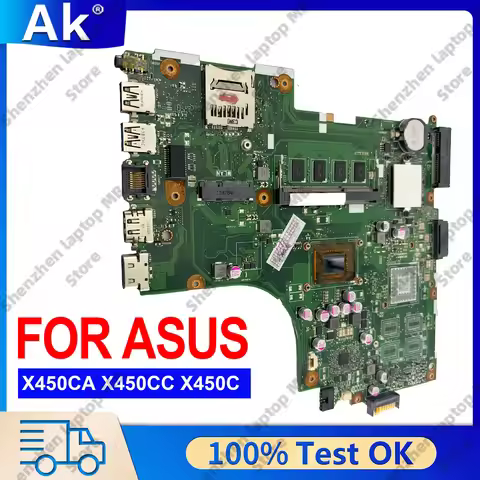 X450C X450CA Laptop Motherboard For ASUS VivoBook X450CL X452C X450CP Y481C K450C X450CC A450C Mainb