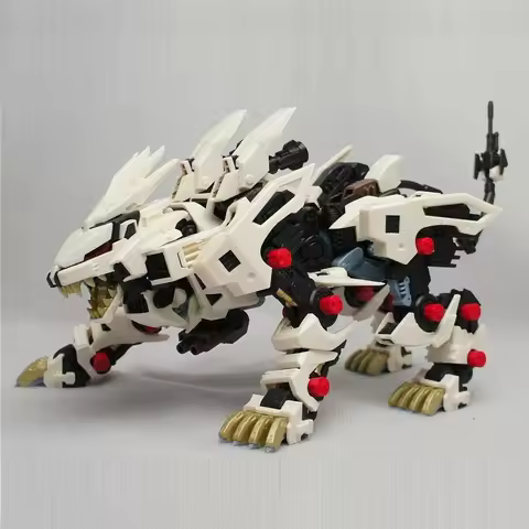 BT Building Blocks ZOIDS RZ-041 White Liger ZERO 1:72 Scale Full Action Plastic Kit Assemble Model C