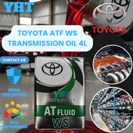 ORIGINAL TOYOTA AUTO TRANMISSION FLUID ,AUTO OIL ATF WS 4 LITRE GUARANTEE 100% ORIGINAL TOYOTA