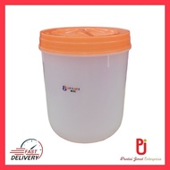 Round Container With Screw Cap/Bekas Keropok
