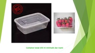 Thinwall 650ml Food Container Box Tempat Kotak Makan Plastik Microwave