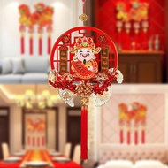 [tenlzsp0bc] Velvet New Year Pendant Lucky Hanging Decoration Chinese Spring Festival Ceiling Orname