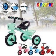 Kid Tricycle Trikes Bike Ride On Toy 3 Wheel Bell Basket 2-5 Years Old/Basikal Roda Tiga Kanak Kanak