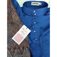 Baju Melayu exclusive Jakel Aaron Aziz warna biru slim. Harga asal Rm 299.