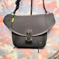 95% new porter x nikon padded camera bag mirrorless / DSLR 黑色x黃色厚墊相機袋 斜揹袋 側揹袋