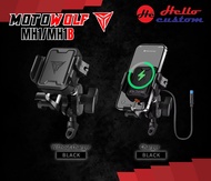 MOTOWOLF MH1 / MH1B ที่จับมือถือปลดไว แบบ Wireless Charger มีระบบดูดซับแรงกระแทก MH1 MH1B