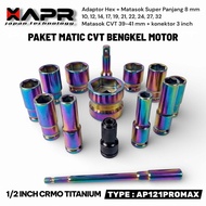 APR JAPAN AP121PROMAX APR RAJA Mata Sok Impact Wrench 8mm sampai 32mm APR CVT EDITION SOCK SET CRMO