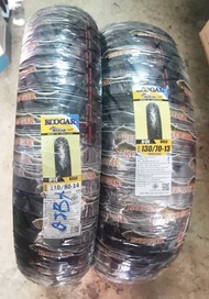 ยางนอก Adv150 เดิม & ยาง Koogar K24 & ยางหน้า 110/80 ขอบ 14 & ยางหลัง 130/70 ขอบ 13