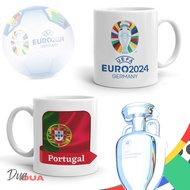 Euro 2024 Portugal Flag Cup Mug Euro 2024 Portugal Souvenir