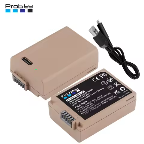 EN EL25 EN-EL25 Battery with Type-C Charging Input For Nikon Z30 Z50 ZFC Camera 4241 EN-EL25 Battery