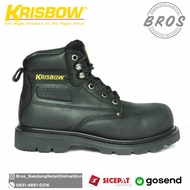 Sepatu Safety Vulcan/Sepatu Pengaman - Krisbow Original Hitam