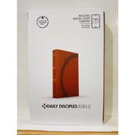 Brown | CSB Daily Disciples Bible, Large Print Edition, Imitation Leather, Gold Edge