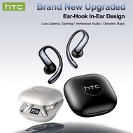 HTC NE63 AI Translator Earbud Open Ear Earphone Wireless Bluetooth 6.0 With LED Power Display