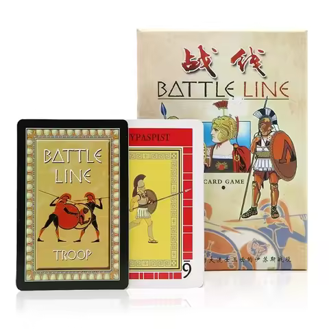 Battle Line Board Game, 2 Players, Easy to Play, Family, Party, Funny Table Game, Friends Entertainm
