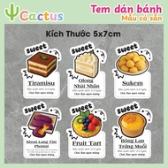 [ Available ] Cake stickers, tiramisu stickers, mousse stickers, sukem stickers, cake stickers, stic