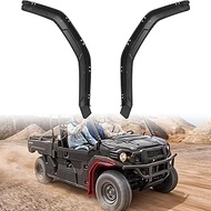 SAUTVS Front Fender Flares for Kawasaki Mule Pro FXT FX DX DXT FXR 2015-2025, Extended Front Mud Fla