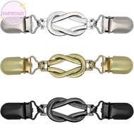 TEAY 3 Pcs Sweater Clips Cinch Clips Vintage Dress Clip Back Cinch Shawl Cardigan Collar Clip To Tig