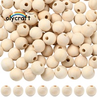1set Unfinished Wood Beads Round Wooden Loose Beads Spacer Beads for Craft Making Macrame Beads Burl