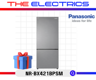 PANASONIC 2-DOOR BOTTOM FREEZER FRIDGE NR-BX421BPS / NR-BX421BPSM STEEL DOOR SERIES