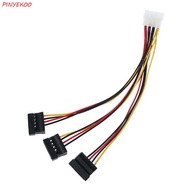 PINYEKOO SATA Power Cable Converter 22CM PSU Cable Power Lead Connector Wire Power Splitter Cable 1 