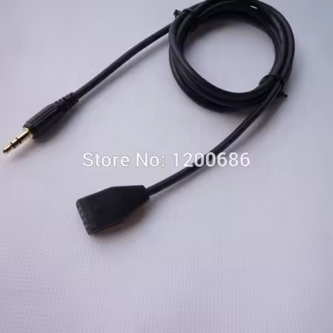 3.5MM Audio Business CD Changer Aux Cable For BMW E46 For IPhone IPod