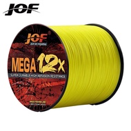 JOF X12 300M 12 Strands Braided Fishing Line PE Line Super Strong Braided Wire Fishing Line Braided 