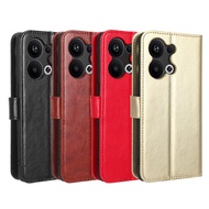 Suitable for Reno9 5G Phone Case Flip OPPO Reno9 Pro+Phone Leather Case Card Lanyard Protective Case SHS