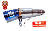 knalpot racing Original BRAZZER EXHAUST silincer only for vixion satria fu mx king nmax aerox pcx ad