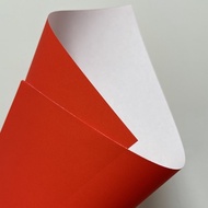Fion A3/A4/A5-Single-Sided Red Paper 90lbs-Red Envelope Paper/Spring Couplet Paper/Perfume Paper/Bla