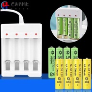 CHINK AA / AAA Battery Charger Universal 4 Slot Rechargeable USB Battery Charger