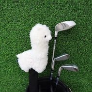 Golf Cover Alpaca Hybrid Head Cover Golf Plush Protective Cover Golf Club Hybrid Doll