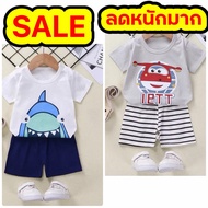 Girls' Suit Tiger + Pants FF VV XX EE AA SIZE 80-120 Children's Clothing For Summer Wear