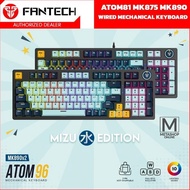 Fantech Atom81 Mk875 V2 Mk890 Wired Mechanical Gaming Keyboard Mizu New
