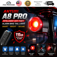 ANTUSI Gold Cicada A8 Pro Multi-functional intelligent anti-theft alarm bike tail light