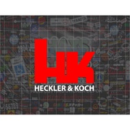Heckler & Koch Cutting Sticker Size 7 Cm for Motorcycles