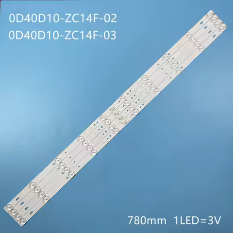LED backlight strip 10 lamps OLT-40112 V1N09 0D40D10-ZC14F-03 035-400-3528-D 303ME315032 303TT400036