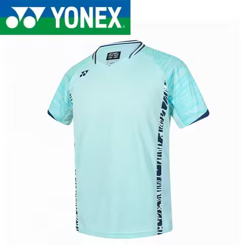 YONEX Men's and Women's Badminton Training Quick Drying T-shirt Sports Short Sleeved Competition Dre