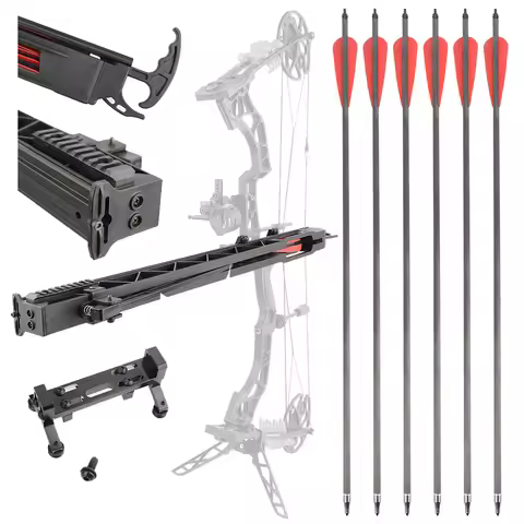 Bow Rapid Arrow Launching Archery Arrow Launcher Compound Bow Hunting Targeting Shooting Laser Sight